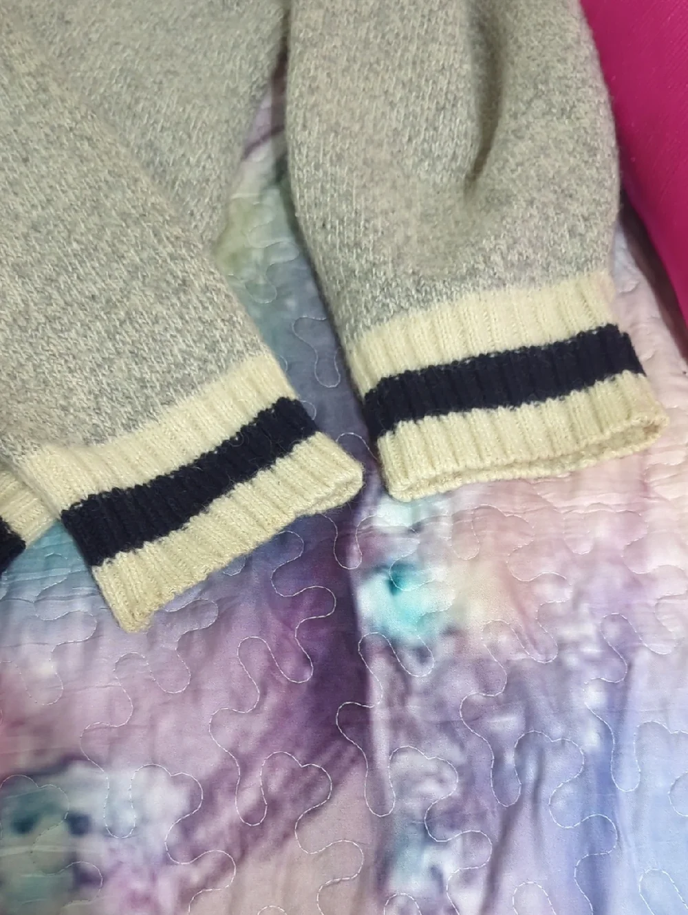 Boathouse Row Wool Sweater Size Large | Cozy Heavy Knit Cabin Cottagecore - Picture 8 of 16